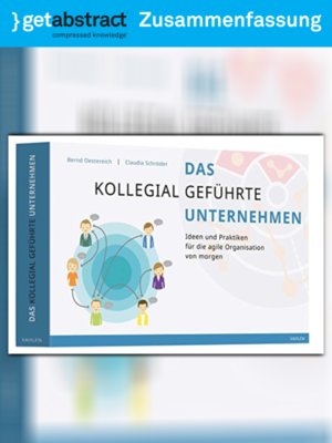 cover image of Das kollegial geführte Unternehmen (Zusammenfassung)